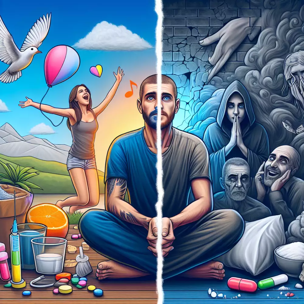 lidi pred a po drogach