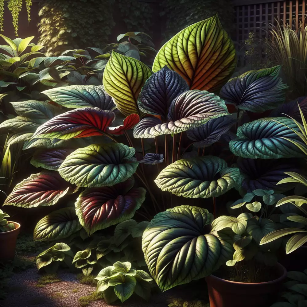 Zahradní Rostliny S Velkými Listy